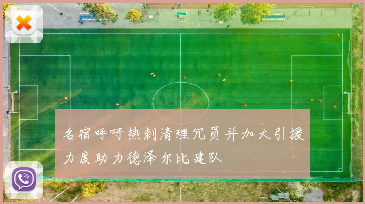 名宿呼吁热刺清理冗员并加大引援力度助力德泽尔比建队