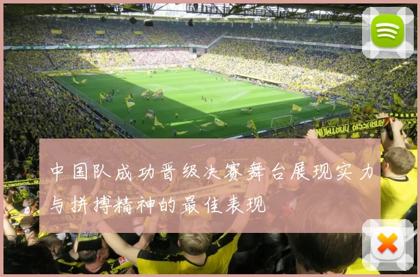 中国队成功晋级决赛舞台展现实力与拼搏精神的最佳表现